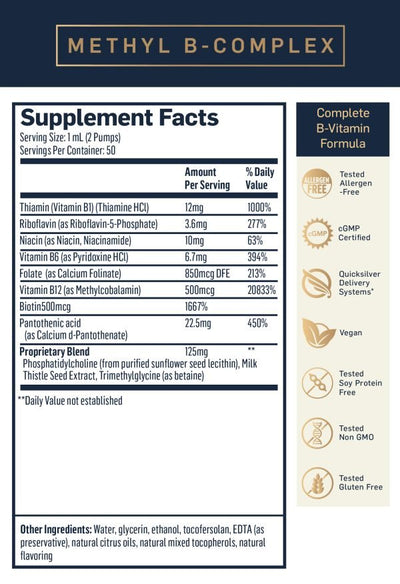 Quicksilver Scientific - Liposomal Methyl B-Complex - OurKidsASD.com - #Free Shipping!#