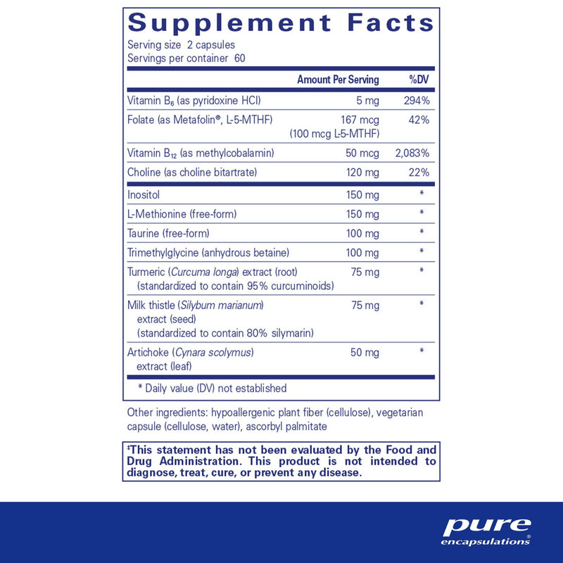 Pure Encapsulations - Lipotropic Detox - OurKidsASD.com - 