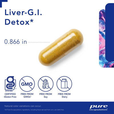 Pure Encapsulations - Liver - G.I. Detox - OurKidsASD.com - #Free Shipping!#