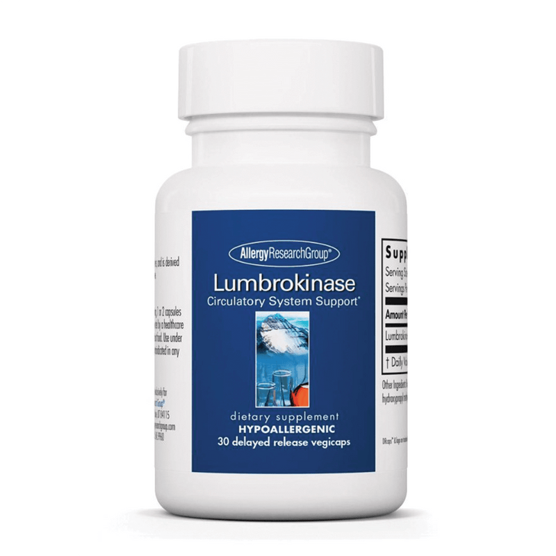 Allergy Research Group - Lumbrokinase Delayed Release Vegicaps - OurKidsASD.com - 