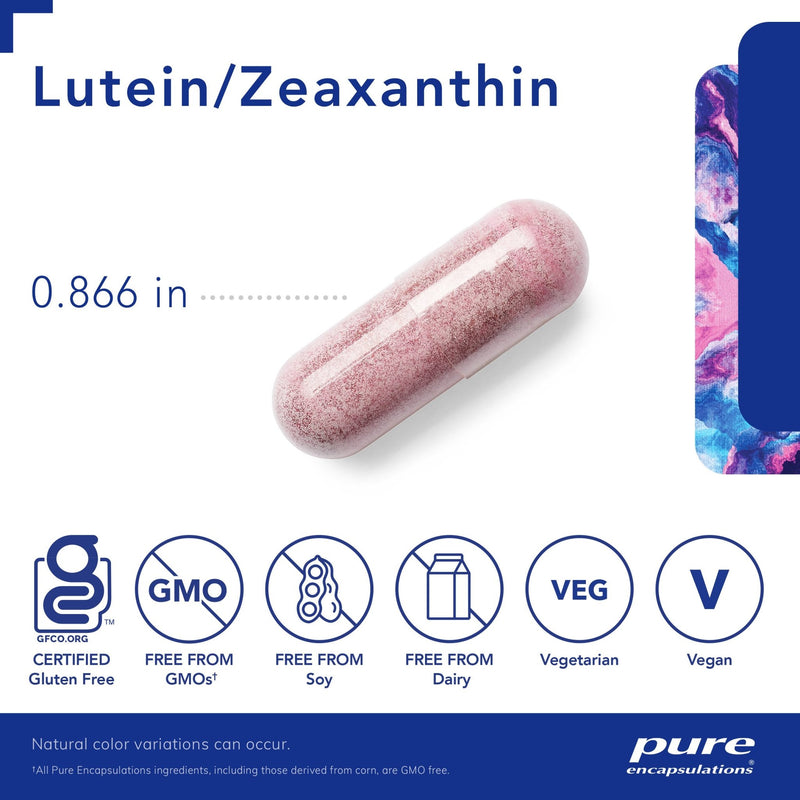 Pure Encapsulations - Lutein/Zeaxanthin - OurKidsASD.com - 