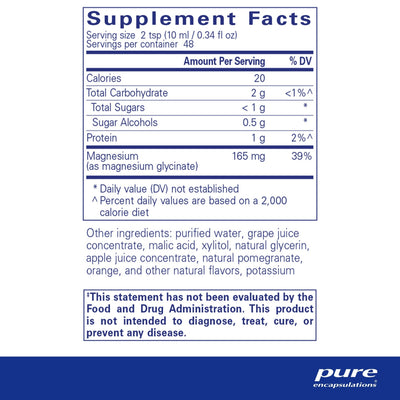 Pure Encapsulations - Magnesium Glycinate Liquid - OurKidsASD.com - #Free Shipping!#
