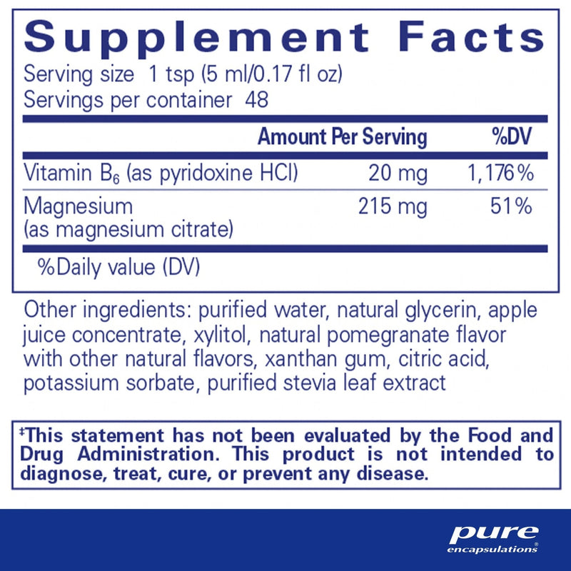 Pure Encapsulations - Magnesium Liquid - OurKidsASD.com - 