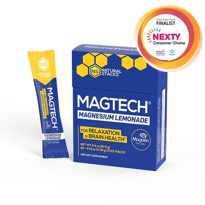 NaturalStacks - MagTech Drink (Magnesium Lemonade Stick Packs) - OurKidsASD.com - #Free Shipping!#