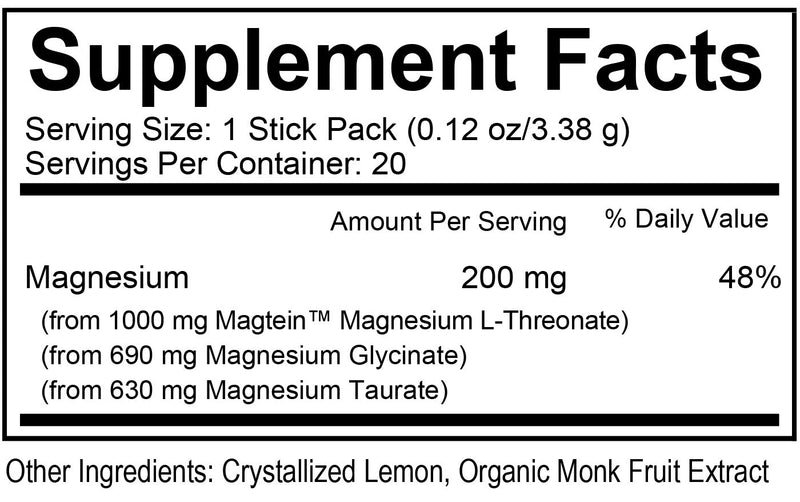 NaturalStacks - MagTech Drink (Magnesium Lemonade Stick Packs) - OurKidsASD.com - 