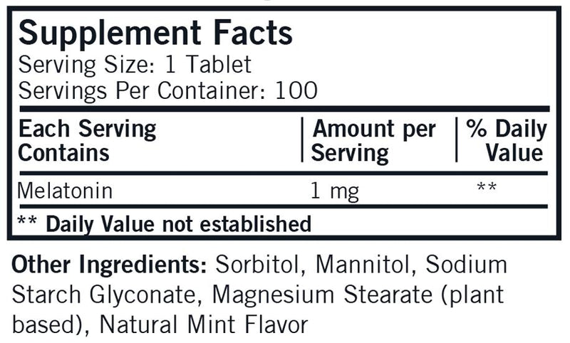 Kirkman Labs - Melatonin 1 Mg - OurKidsASD.com - 