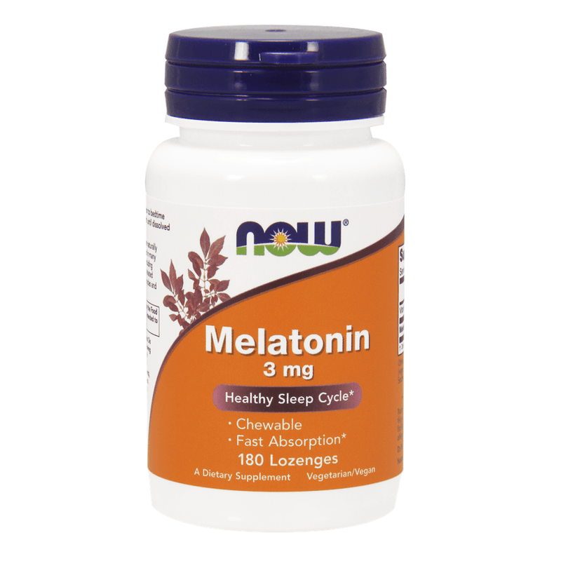 Now Foods - Melatonin (3mg) Chewable - OurKidsASD.com - 