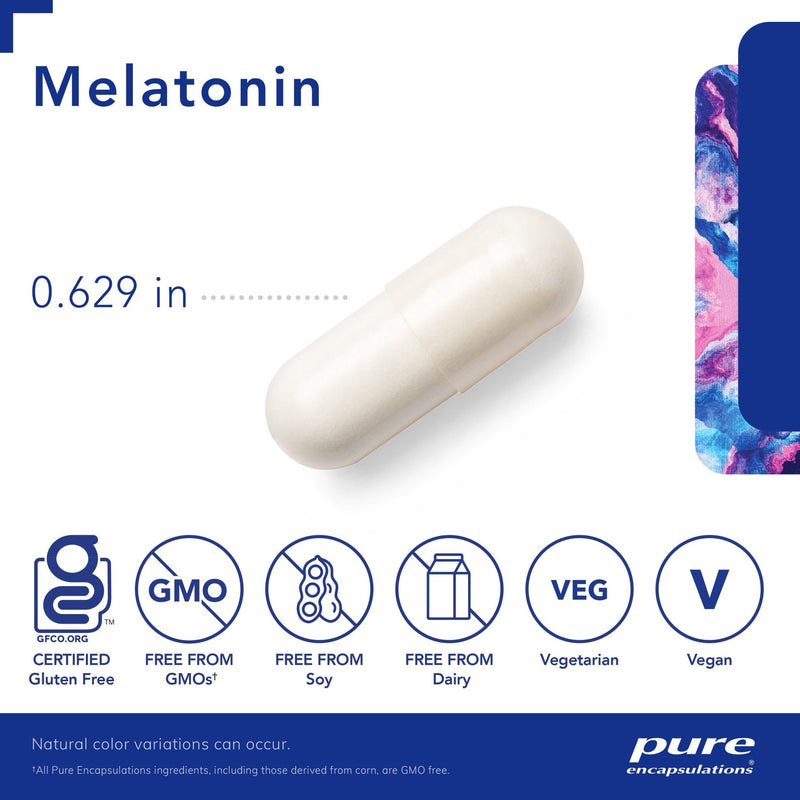 Pure Encapsulations - Melatonin 3mg. - OurKidsASD.com - 