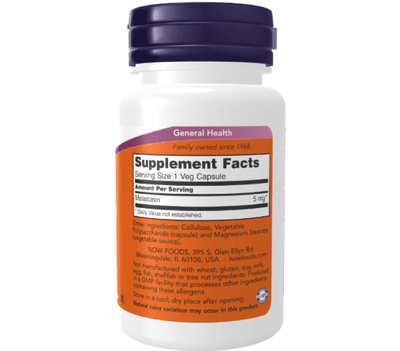 Now Foods - Melatonin 5 mg - OurKidsASD.com - #Free Shipping!#