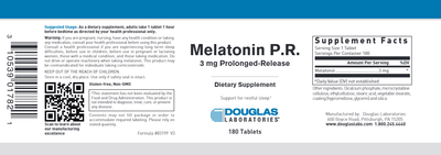 Douglas Laboratories - Melatonin P.R. 3mg Prolonged-Release - OurKidsASD.com - #Free Shipping!#