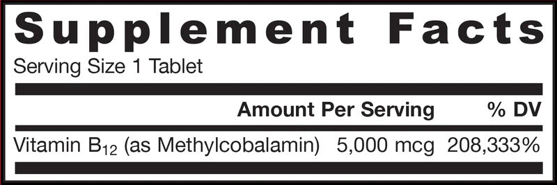Jarrow Formulas - Methyl B-12 (5000mcg) - OurKidsASD.com - 