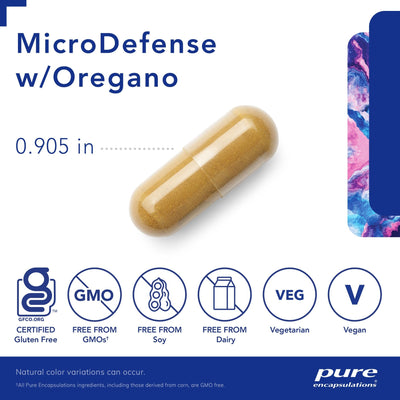 Pure Encapsulations - MicroDefense W/ Oregano - OurKidsASD.com - #Free Shipping!#