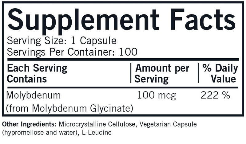 Kirkman Labs - Molybdenum 100 Mcg. Hypoallergenic - OurKidsASD.com - 