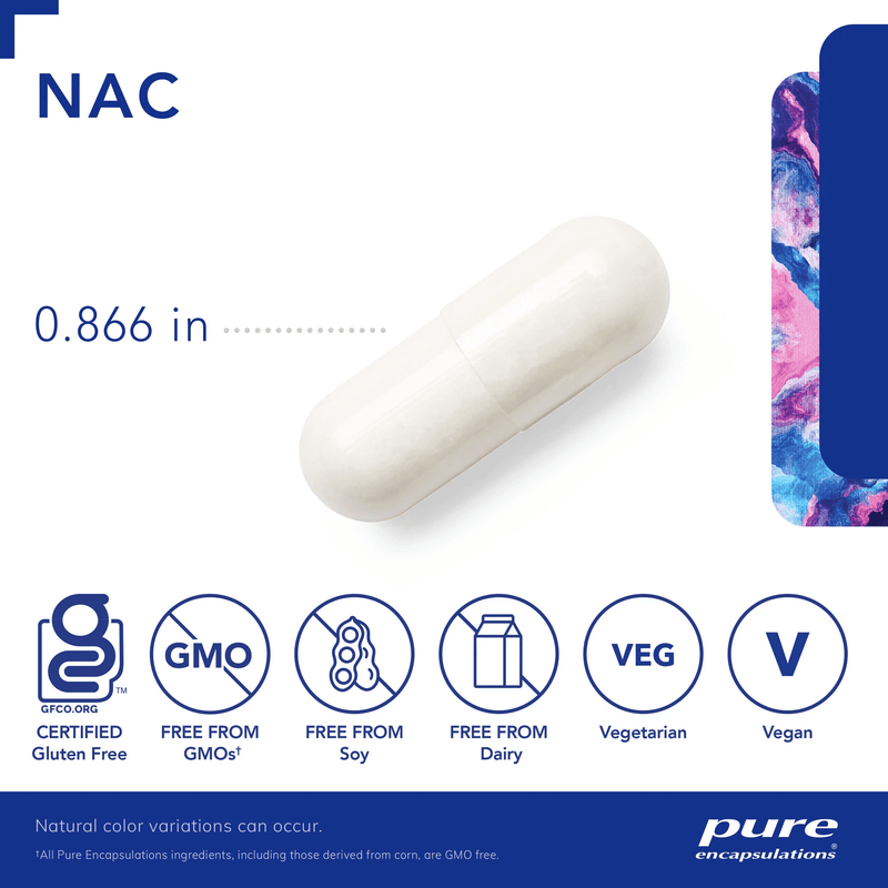 Pure Encapsulations - NAC 600 mg - OurKidsASD.com - 