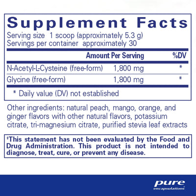 Pure Encapsulations - NAC + Glycine Powder - OurKidsASD.com - #Free Shipping!#