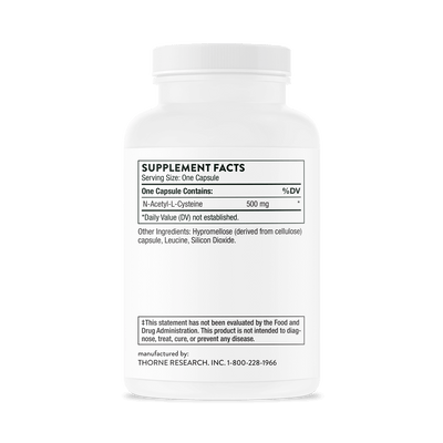 Thorne Research - NAC - N-Acetylcysteine (500mg) - OurKidsASD.com - #Free Shipping!#