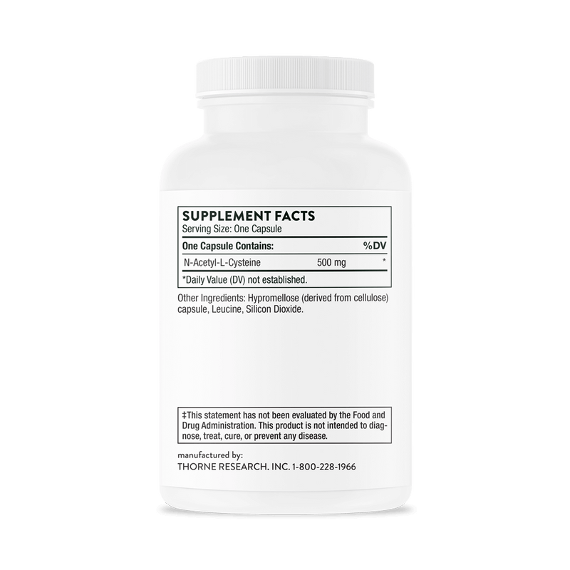 Thorne Research - NAC - N-Acetylcysteine (500mg) - OurKidsASD.com - 