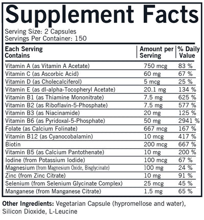 Kirkman Labs - Nu-Thera With 50 Mg. P5P Hypoallergenic - OurKidsASD.com - #Free Shipping!#