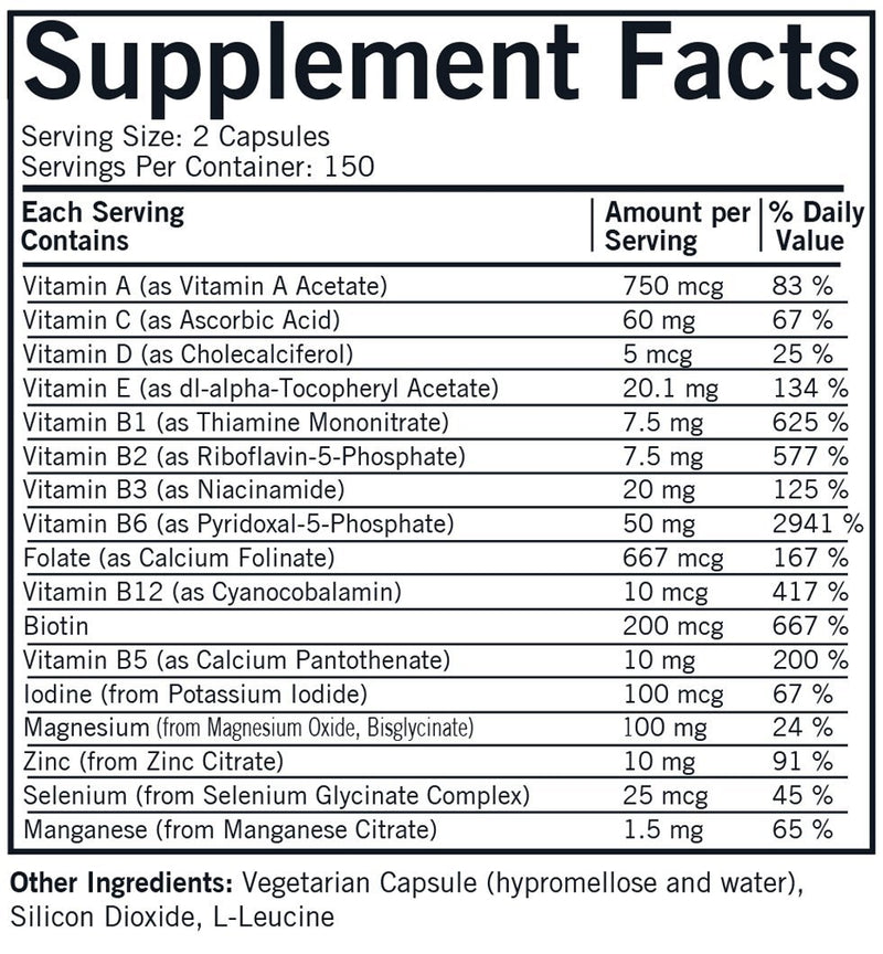 Kirkman Labs - Nu-Thera With 50 Mg. P5P Hypoallergenic - OurKidsASD.com - 