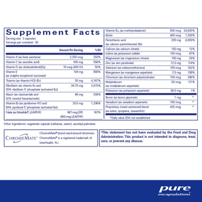 Pure Encapsulations - Nutrient 950 Without Copper & Iron - OurKidsASD.com - #Free Shipping!#