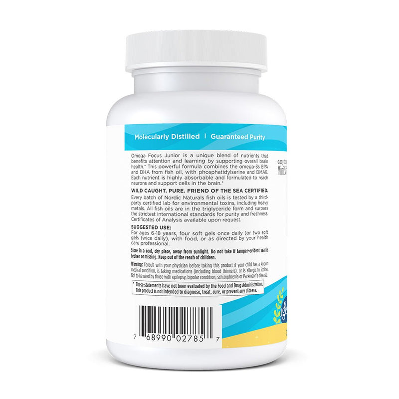 Nordic Naturals - Omega Focus Junior - OurKidsASD.com - 