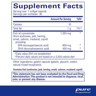 Pure Encapsulations - O.N.E. Omega - OurKidsASD.com - #Free Shipping!#