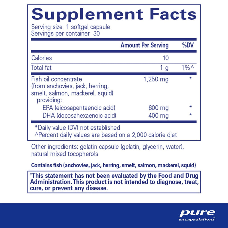 Pure Encapsulations - O.N.E. Omega - OurKidsASD.com - 