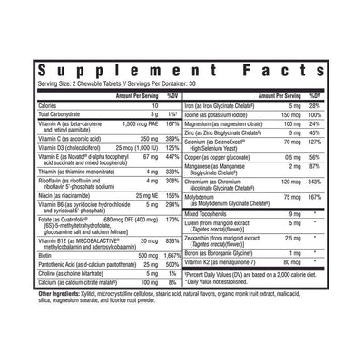 Seeking Health - Optimal Multivitamin Chewable - OurKidsASD.com - #Free Shipping!#