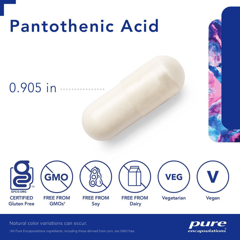 Pure Encapsulations - Pantothenic Acid - OurKidsASD.com - 