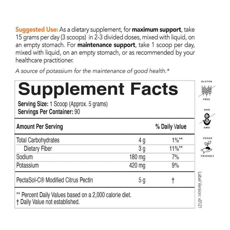 EcoNugenics - Pectasol-C (Modified Citrus Pectin) Powder (unflavored) - OurKidsASD.com - 