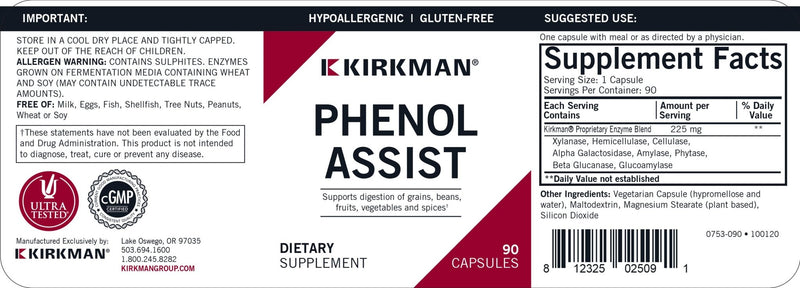 Kirkman Labs - Phenol Assist - OurKidsASD.com - 