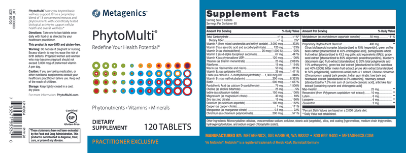 Metagenics - PhytoMulti - OurKidsASD.com - 