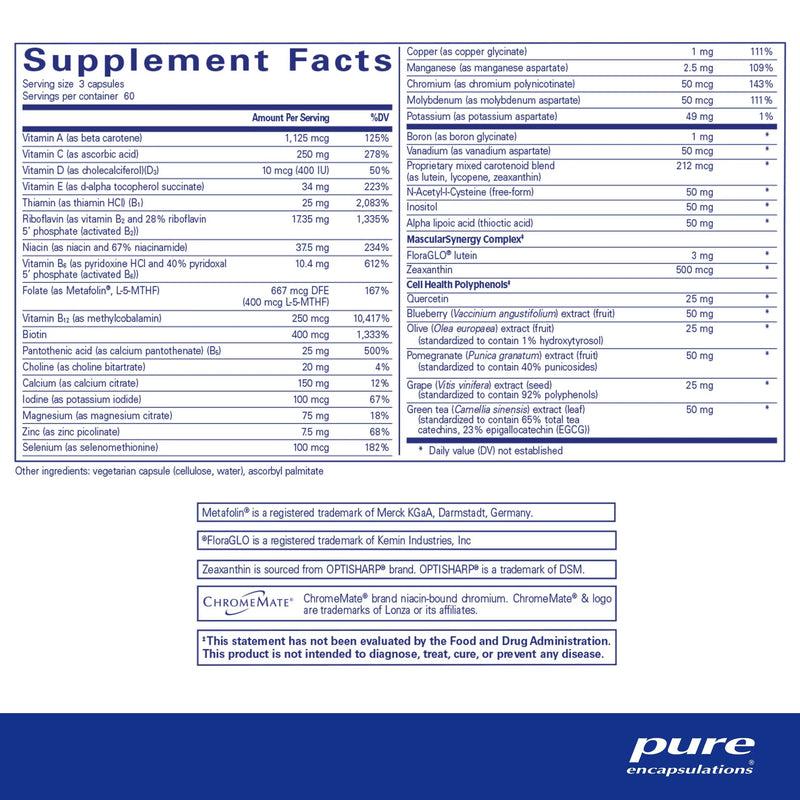Pure Encapsulations - Polyphenol Nutrients - OurKidsASD.com - 