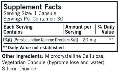 Kirkman Labs - PQQ (Pyrroloquinoline Quinone) - Hypoallergenic - OurKidsASD.com - #Free Shipping!#