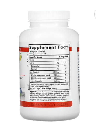 Nordic Naturals - Pro EPA Lemon Flavor - OurKidsASD.com - 