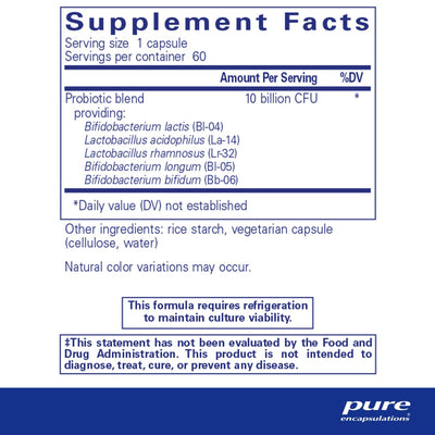 Pure Encapsulations - Probiotic-5 (Dairy-Free) - OurKidsASD.com - #Free Shipping!#