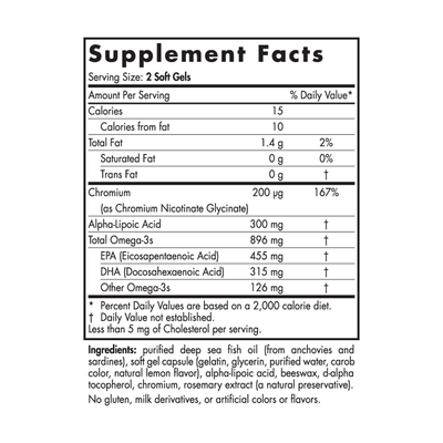 Nordic Naturals - ProOmega Blood Sugar - OurKidsASD.com - #Free Shipping!#