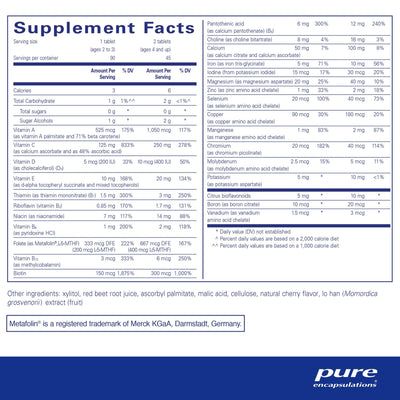 Pure Encapsulations - PurePals (With Iron) - OurKidsASD.com - #Free Shipping!#