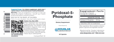 Douglas Laboratories - Pyridoxal-5-Phosphate (50mg) - OurKidsASD.com - #Free Shipping!#