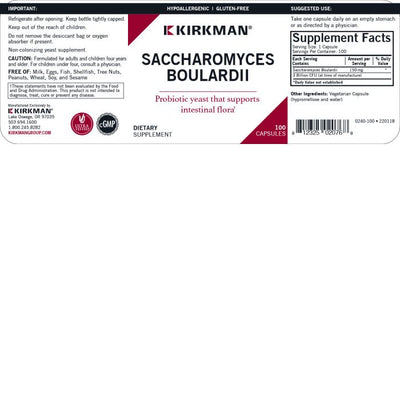 Kirkman - Saccharomyces Boulardii - OurKidsASD.com - #Free Shipping!#