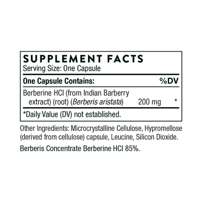 Berberine (formerly Berbercap)