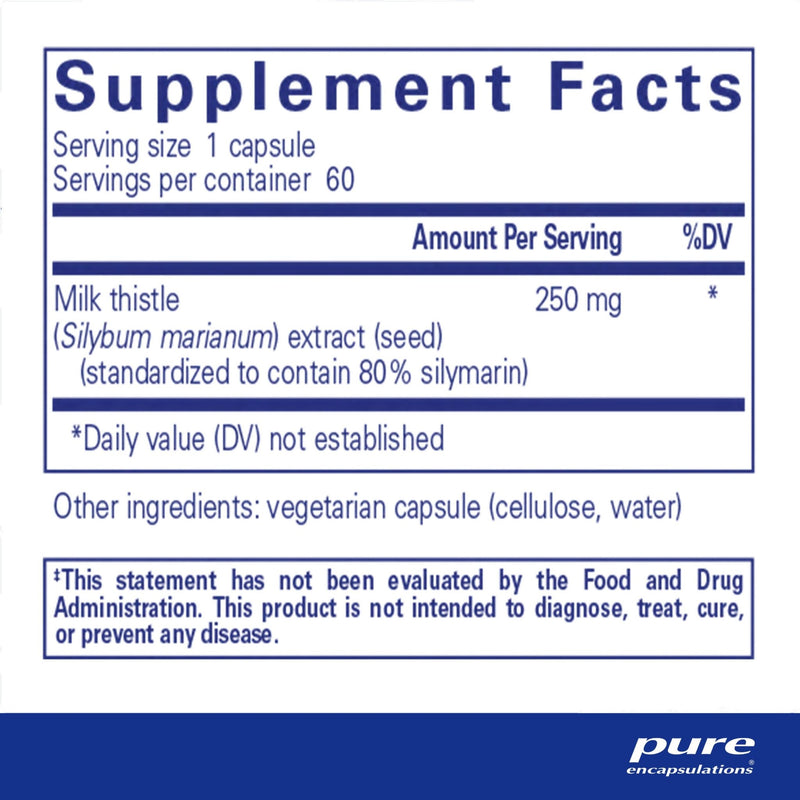 Pure Encapsulations - Silymarin - OurKidsASD.com - 