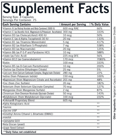 Kirkman Labs - Spectrum Complete II - Hypoallergenic Formula - OurKidsASD.com - #Free Shipping!#