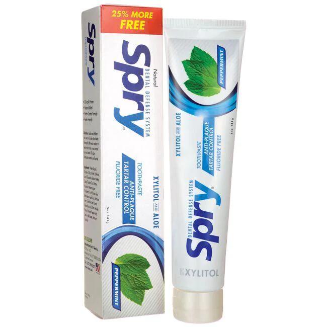 Spry - Spry Xylitol Toothpaste (Peppermint) - OurKidsASD.com - 