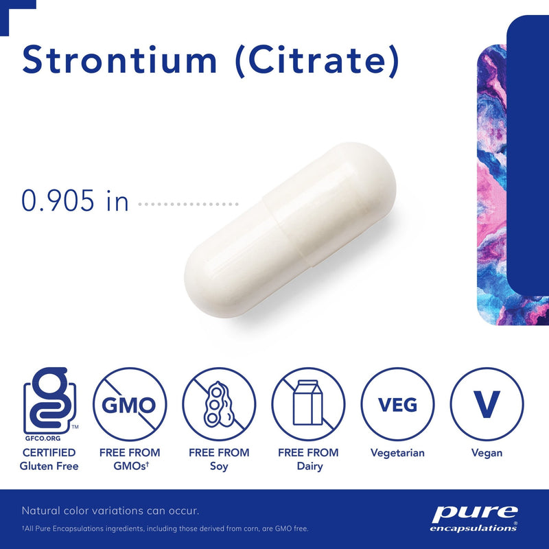 Pure Encapsulations - Strontium (Citrate) - OurKidsASD.com - 