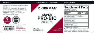 Kirkman Labs - Super Pro-Bio 75 Billion - OurKidsASD.com - #Free Shipping!#