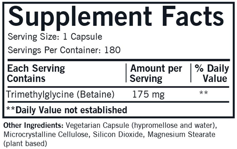 Kirkman Labs - TMG (Trimethylglycine) 175 mg - OurKidsASD.com - 