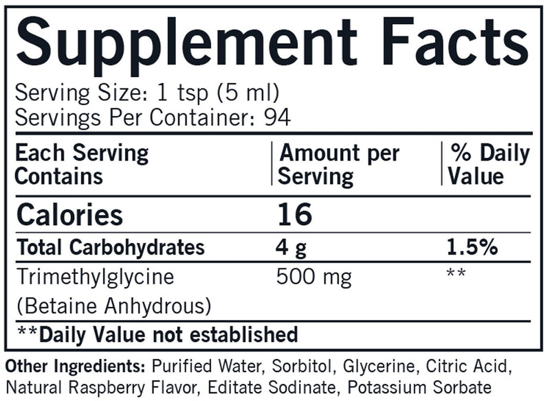 Kirkman Labs - TMG (Trimethylglycine) Liquid - OurKidsASD.com - 