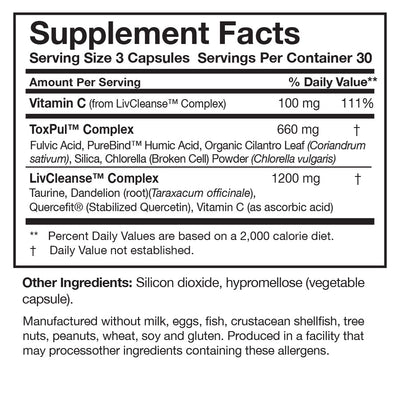 Researched Nutritionals - ToxinPul - OurKidsASD.com - #Free Shipping!#