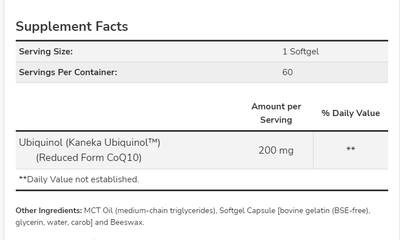 Now Foods - Ubiquinol, Extra Strength 200mg - OurKidsASD.com - #Free Shipping!#